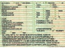 MERCEDES-BENZ Axor 1826 / Ladebordwand / Carrier Supra 1250 Mt