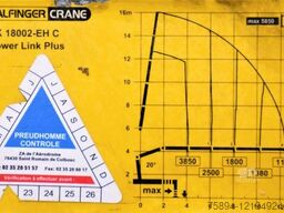 DAF CF 85.410 Pritsche 6,80m + KRAN / FUNK/8x4