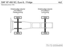 DAF XF 450 SC, Euro 6, / Fridge