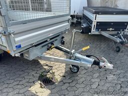 Humbaur 3-Seitenkipper HTK 3000.31 Alu, mit Laubgitteraufsatz, 3140 x 1750 x 350 mm, 3,0 to.