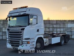 Scania G450 6X2 HIAB XR21Z59 containersystem 3-pedals ...