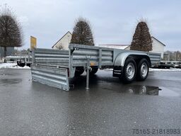 KRUKENMEIER Tieflader Stahl Kastenanhänger gebremst