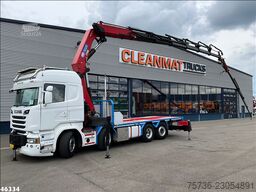 Scania R 580 8x2 V8 Retarder Euro 6 HMF 50 Tonmeter la...