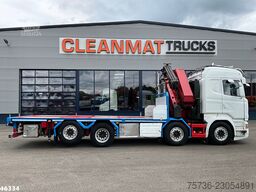Scania R 580 8x2 V8 Retarder Euro 6 HMF 50 Tonmeter la...