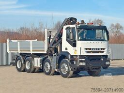 IVECO TRAKKER * HIAB 211 E - 6 HIDUO+ FUNK / 8x4 *TOP