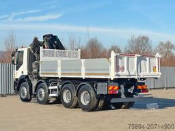 IVECO TRAKKER * HIAB 211 E - 6 HIDUO+ FUNK / 8x4 *TOP