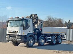 IVECO TRAKKER * HIAB 211 E - 6 HIDUO+ FUNK / 8x4 *TOP