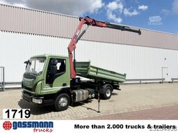 Iveco ML100E19 4x2, Kran HMF 810-K2, 2x AHK
