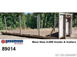 Abrollcontainer Plattform mit Rungen