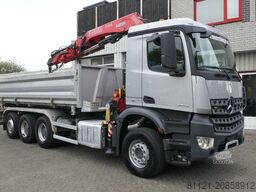 Mercedes-Benz Arocs 3643 | 8X4 Tridem | 3 Side Tipper | Fassi...