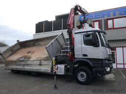 Mercedes-Benz Arocs 3643 | 8X4 Tridem | 3 Side Tipper | Fassi...