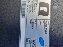 Quicke UNIVERSALSCHAUFEL GM 215 EURO