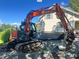 Hitachi ZX85US-6 Excavator with Rototilt and 2 Buckets – 1