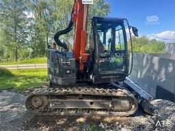Hitachi ZX85US-6 Excavator with Rototilt and 2 Buckets – 1