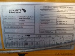 Schmitz Cargobull SCB3ST CoC Documents, TuV Loading Certificate, Dut