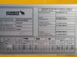 Schmitz Cargobull SCB3ST CoC Documents, TuV Loading Certificate, Dut