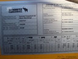 Schmitz Cargobull SCB3ST CoC Documents, TuV Loading Certificate, Dut