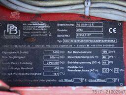 PB LIFT S151-12E Electric, 15m Working Height, 550kg