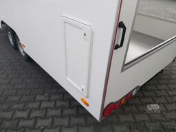 trailershop 520x230x230cm riesig retro 3 Klappen Leerwagen DIY