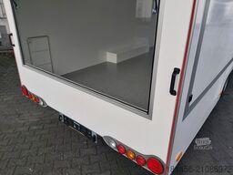 trailershop 520x230x230cm riesig retro 3 Klappen Leerwagen DIY