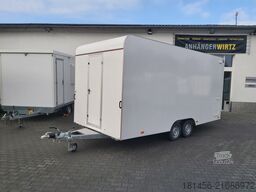 trailershop 520x230x230cm riesig retro 3 Klappen Leerwagen DIY