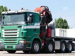 SCANIA R 420 8x4 Wechselaufbau Kran Fassi Funk