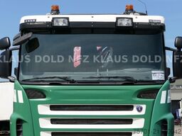 SCANIA R 420 8x4 Wechselaufbau Kran Fassi Funk