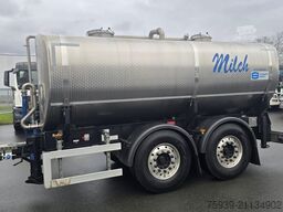  Tandemanhänger mit Edelstahltankaufbau 12.000 l