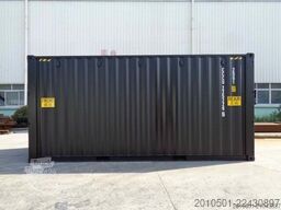 20 Fuß High Cube Seecontainer / RAL 7016 Lagercontainer / Anthrazit / one Way