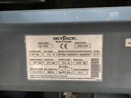 SkyJack SJ9250RT Diesel, 4x4 Drive, 17.2m Working Height,