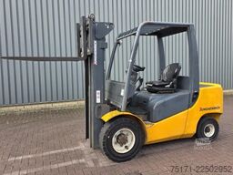 Jungheinrich DFG435 Diesel, 3.5t Capacity, Triplex 4550mm, Free