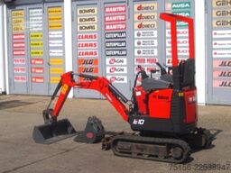 Bobcat E 10 * 2x Löffel * * Verstellfahrwerk *