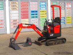 Bobcat E 10 * 2x Löffel * * Verstellfahrwerk *