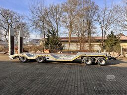 Möslein T 4 VB H1 R  neuer 4 Achs Tieflader + Radmulden