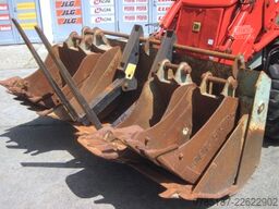 JCB 3CX * 4 x Löffel + Gabel * AIRCONDITION