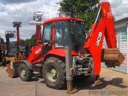 JCB 3CX * 4 x Löffel + Gabel * AIRCONDITION
