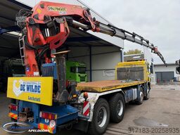 Scania P124-420 Palfinger PK 66000 + Jib, 8x4 Naafredu...