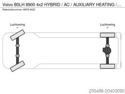 Volvo B5LH 8900 4x2 HYBRID / AC / AUXILIARY HEATING /...