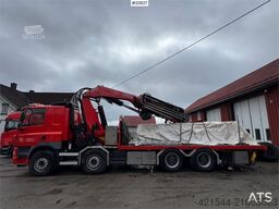 DAF CF85 8x4 crane truck with 66 t/m Fassi crane crane