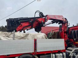 DAF CF85 8x4 crane truck with 66 t/m Fassi crane crane