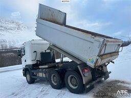 Scania R580 6x4 plow rigged tipper truck w/ plow plate. S