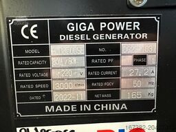 Giga power PLD8500SE 8 kVA silent generator