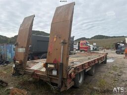  U LTU 3 Tri-axle machinery trailer with hydraulic