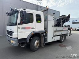 Mercedes-Benz Atego 1225 4x4, 6-seater with 10 t/m Hiab crane