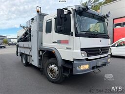 Mercedes-Benz Atego 1225 4x4, 6-seater with 10 t/m Hiab crane