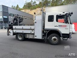 Mercedes-Benz Atego 1225 4x4, 6-seater with 10 t/m Hiab crane