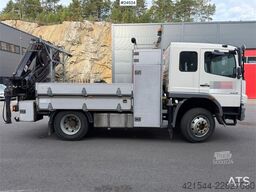 Mercedes-Benz Atego 1225 4x4, 6-seater with 10 t/m Hiab crane
