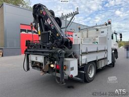Mercedes-Benz Atego 1225 4x4, 6-seater with 10 t/m Hiab crane