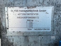 BLYSS Autotransporter 3500 kg kippbar 655x205cm 3-achs