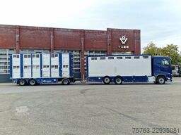 Volvo FH 13.420 6x2 - 1 deck livestock + 2 deck Michi...